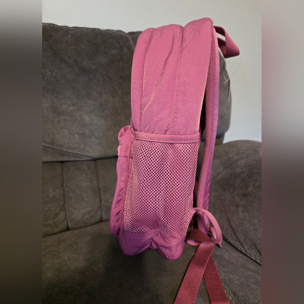 PINK Quilted Puffer Backpack - Picture 3 of 12